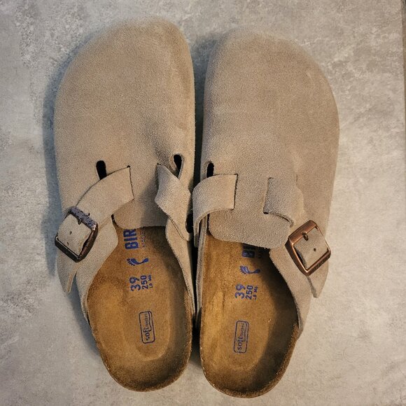 New Birkenstock Boston Clogs Light Brown - Picture 1 of 1